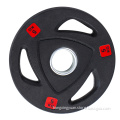 Rubber Coated Cast Iron Weight Lifting Dumbbell Plate